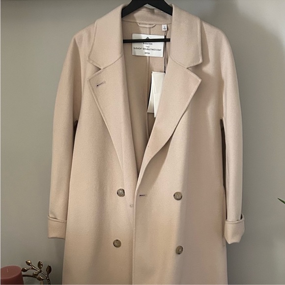 NWT Aritzia
The Slouch™ Double-Faced Coat - Luxe (Re)Wool, L - Picture 2 of 12